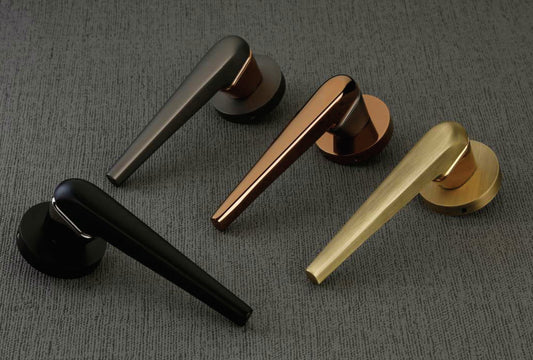 MH022 Lockfit Mortise Handle | Door Lock and Complete Handle Set | SS | Rosegold | Black | Brass Antique