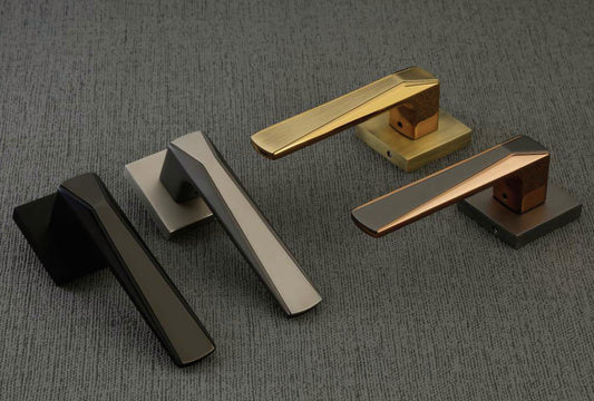 MH023 Lockfit Mortise Handle | Door Lock and Complete Handle Set | SS | Rosegold | Black | Brass Antique