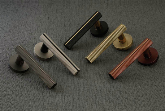 MH024 Lockfit Mortise Handle | Door Lock and Complete Handle Set | SS | Rosegold | Black | Brass Antique