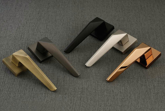 MH025 Lockfit Mortise Handle | Door Lock and Complete Handle Set | SS | Rosegold | Black | Brass Antique