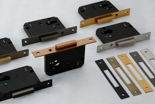 LB002 Lockfit Dead Lock| 50mm | SS | Rosegold | Black | Brass Antique