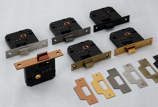 LB003 Lockfit Baby Latch | 45mm | SS | Rosegold | Black | Brass Antique