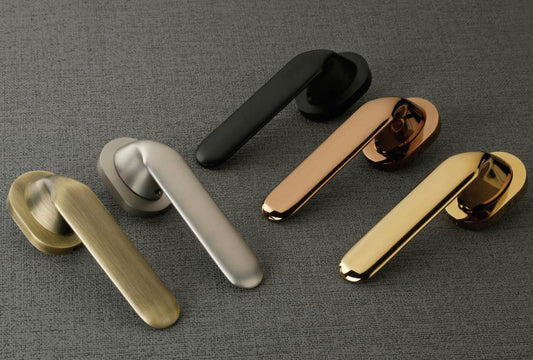 MH008 Lockfit Mortise Handle | Door Lock and Complete Handle Set | SS | Rosegold | Black | Brass Antique