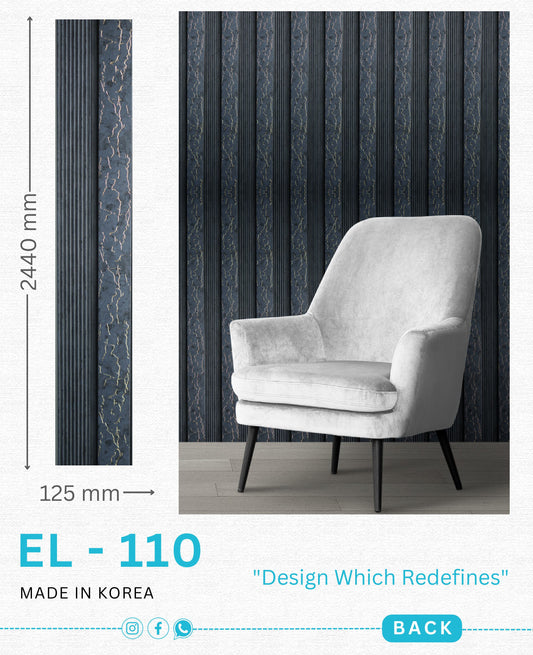 EL-110 Interior Louver Panel 2440mm x 125mm