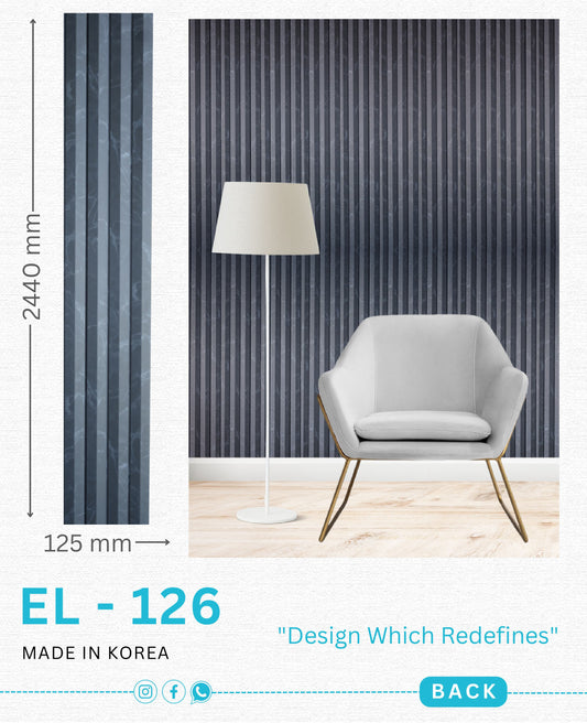EL-126 Interior Louver Panel 2440mm x 125mm