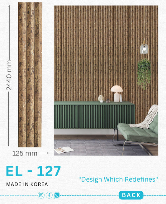 EL-127 Interior Louver Panel 2440mm x 125mm