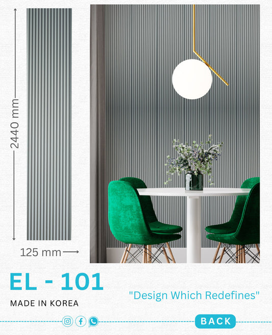 EL-101 Interior Louver Panel 2440mm x 125mm