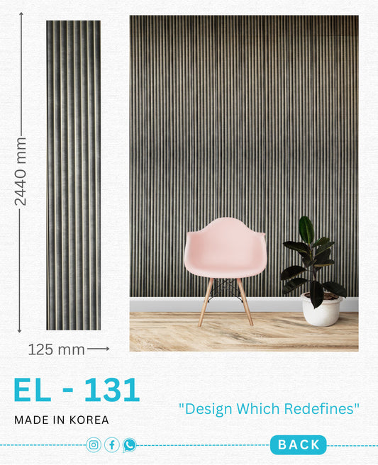 EL-131 Interior Louver Panel 2440mm x 125mm