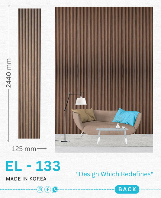 EL-133 Interior Louver Panel 2440mm x 125mm