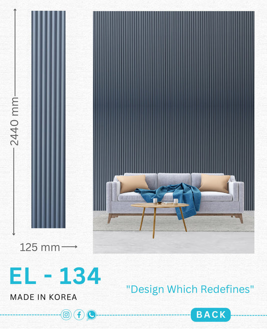 EL-134 Interior Louver Panel 2440mm x 125mm