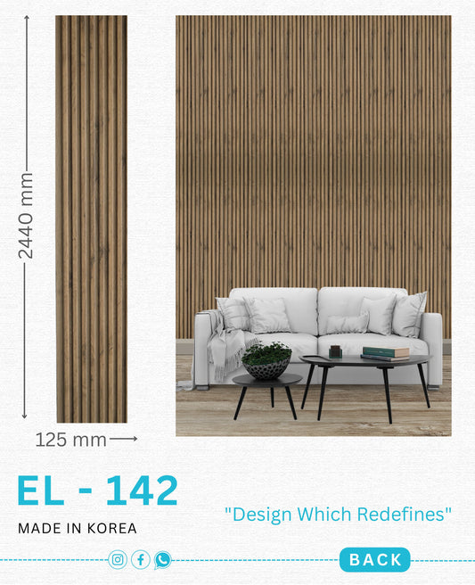 EL-142 Interior Louver Panel 2440mm x 125mm