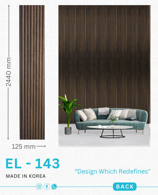 EL-143 Interior Louver Panel 2440mm x 125mm