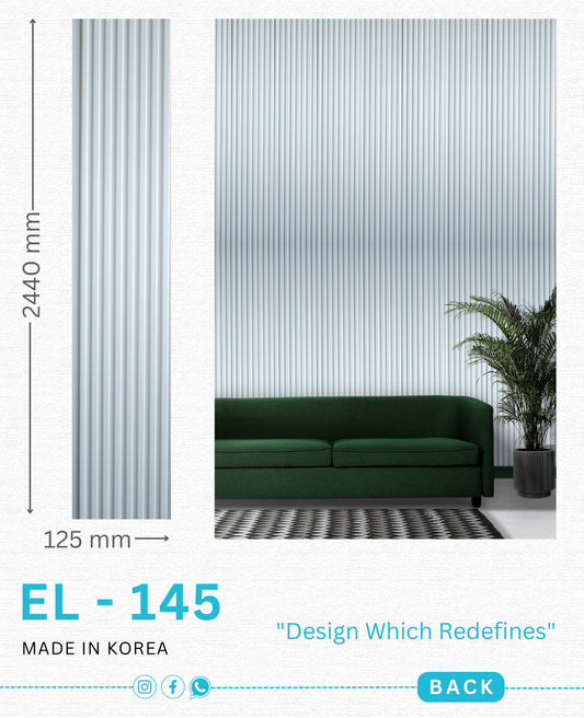 EL-145 Interior Louver Panel 2440mm x 125mm