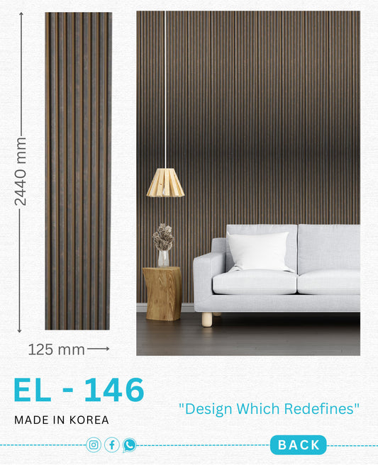 EL-146 Interior Louver Panel 2440mm x 125mm