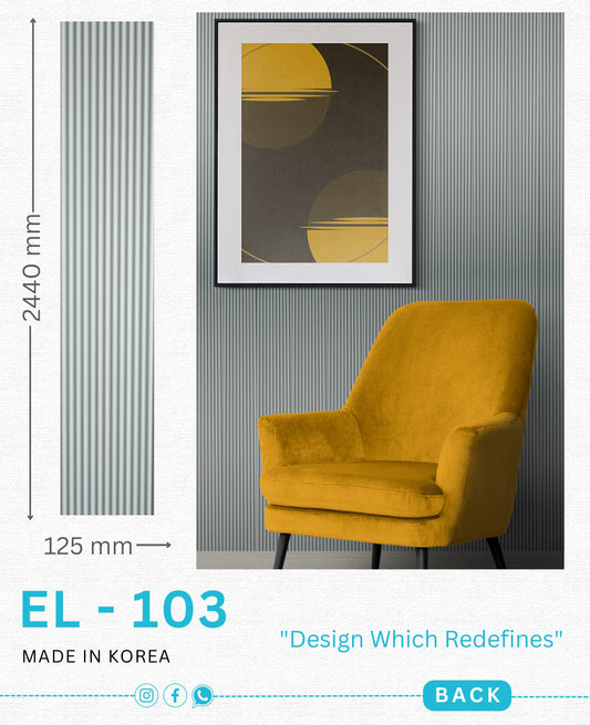 EL-103 Interior Louver Panel 2440mm x 125mm