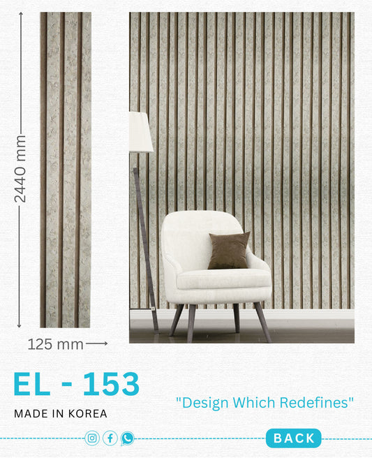 EL-153 Interior Louver Panel 2440mm x 125mm