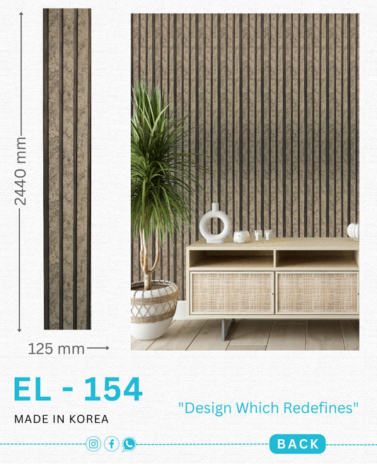 EL-154 Interior Louver Panel 2440mm x 125mm