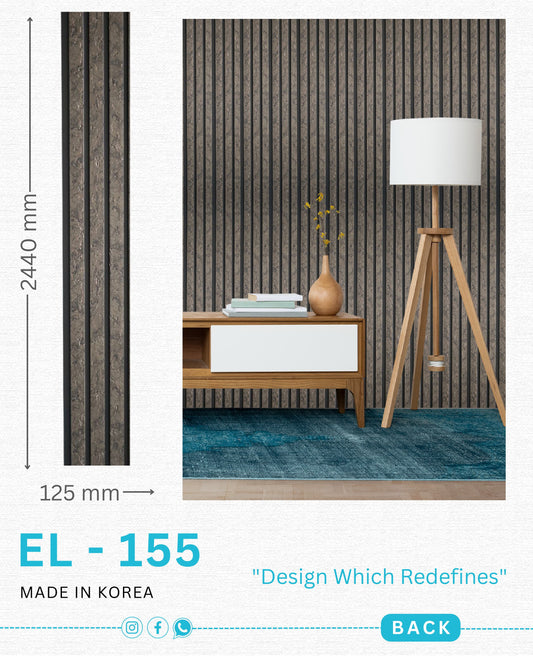 EL-155 Interior Louver Panel 2440mm x 125mm