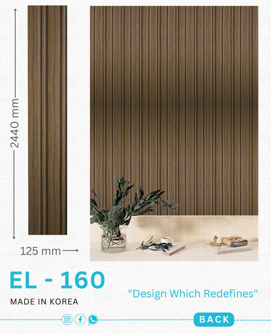 EL-160 Interior Louver Panel 2440mm x 125mm