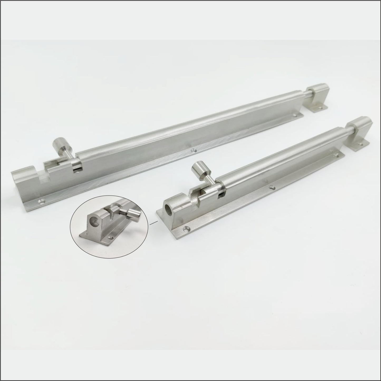 TB010 Tower Bolt Marble | Stainless Steel | Aluminium | Tower Bolt/Door Latch/ kundi/ chitakni/ Chitkini Pack of 2 Pieces