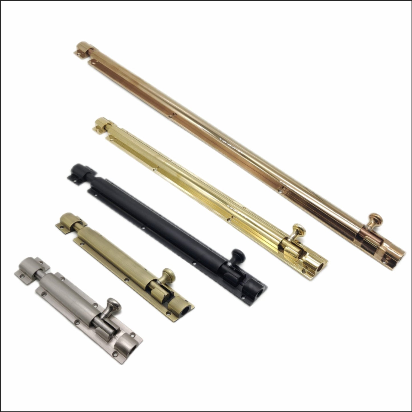 TB002 Tower Bolt | Aluminium | Stainless Steel | Home, Offices Doors, Tower Bolt for Main Door, Door Latch for Windows