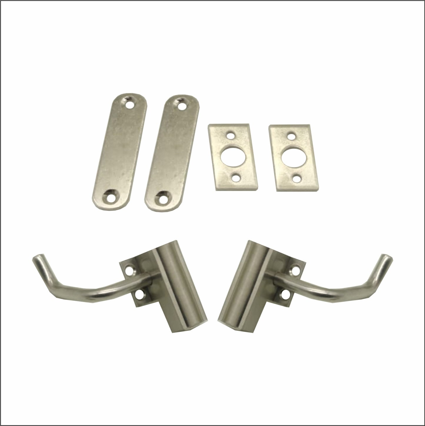 TB001 Wardrobe Stopper Brass | SS Matt Finish