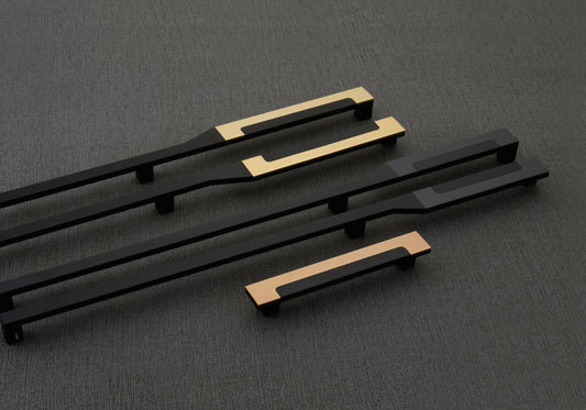 WH001 Aluminium Modern and Sleek Wardrobe Handle | Cabinet Handle | Wooden Furniture Handle | Door Handle| 1PC