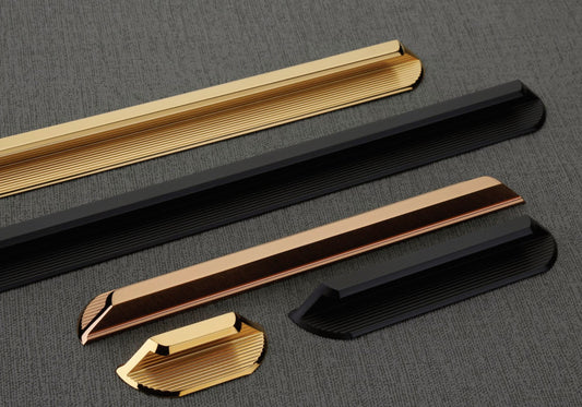 WH004 Aluminium Modern and Sleek Wardrobe Handle | Cabinet Handle | Wooden Furniture Handle | Door Handle| 1PC