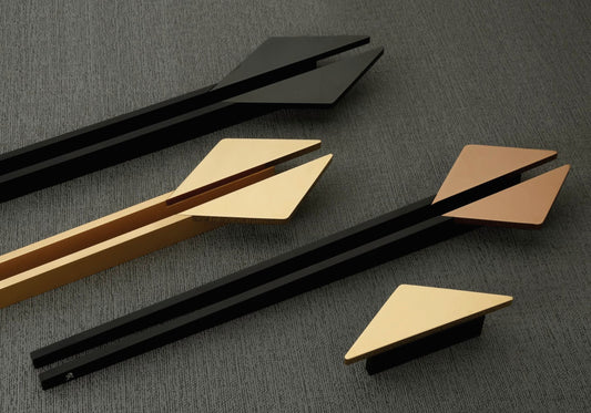 WH009 Aluminium Modern and Sleek Wardrobe Handle | Cabinet Handle | Wooden Furniture Handle | Door Handle| 1PC