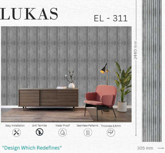 EL-311 Interior Louver Panel 2440mm x 305mm