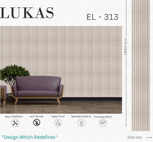 EL-313 Interior Louver Panel 2440mm x 305mm