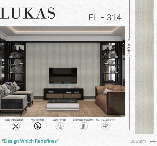 EL-314 Interior Louver Panel 2440mm x 305mm