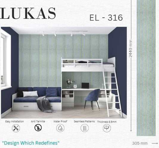 EL-316 Interior Louver Panel 2440mm x 305mm