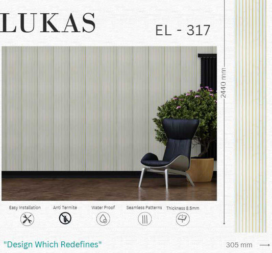 EL-317 Interior Louver Panel 2440mm x 305mm