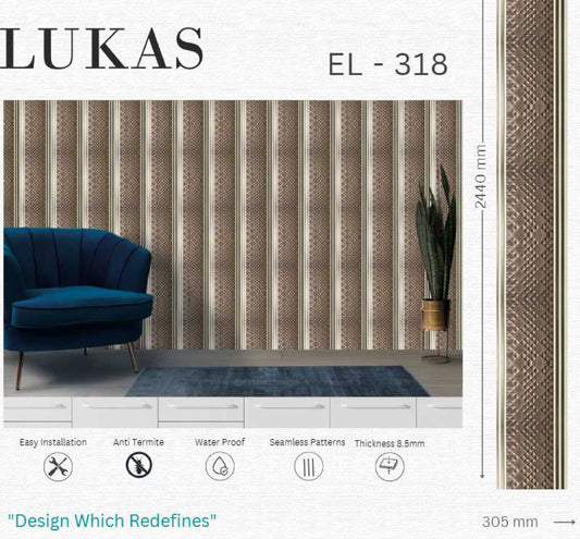 EL-318 Interior Louver Panel 2440mm x 305mm