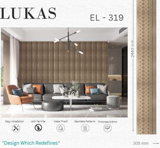 EL-319 Interior Louver Panel 2440mm x 305mm