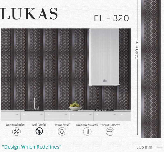 EL-320 Interior Louver Panel 2440mm x 305mm