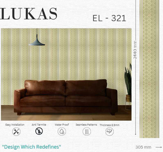 EL-321 Interior Louver Panel 2440mm x 305mm