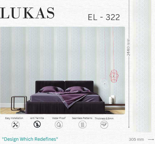 EL-322 Interior Louver Panel 2440mm x 305mm