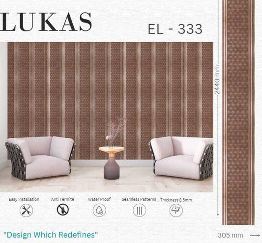 EL-333 Interior Louver Panel 2440mm x 305mm