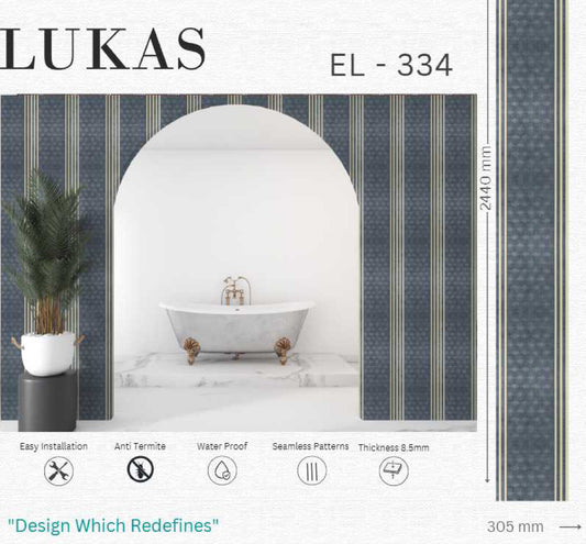 EL-334 Interior Louver Panel 2440mm x 305mm