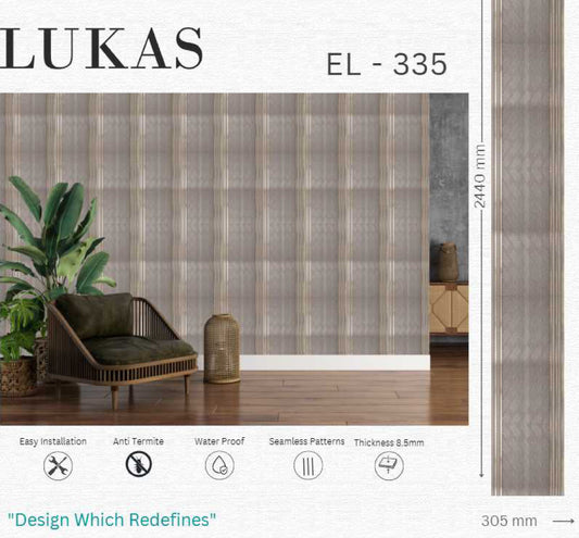 EL-335 Interior Louver Panel 2440mm x 305mm