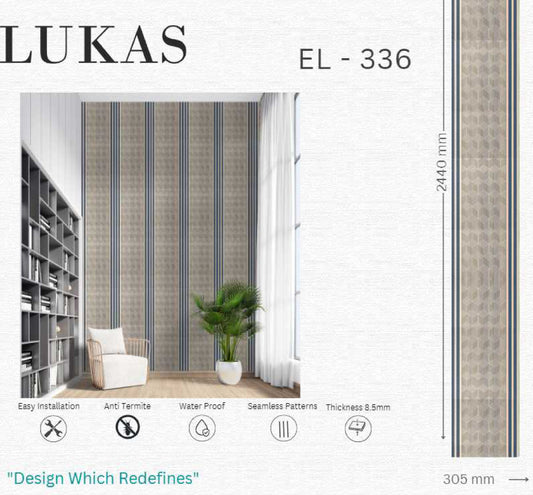 EL-336 Interior Louver Panel 2440mm x 305mm