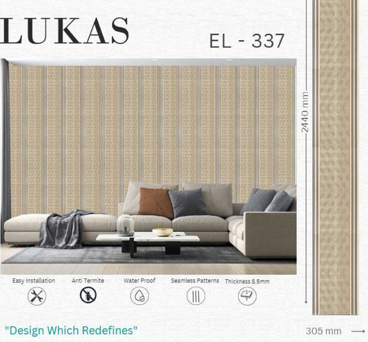 EL-337 Interior Louver Panel 2440mm x 305mm