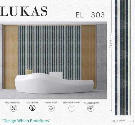 EL-303 Interior Louver Panel 2440mm x 305mm