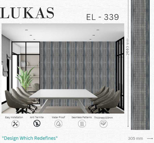 EL-339 Interior Louver Panel 2440mm x 305mm