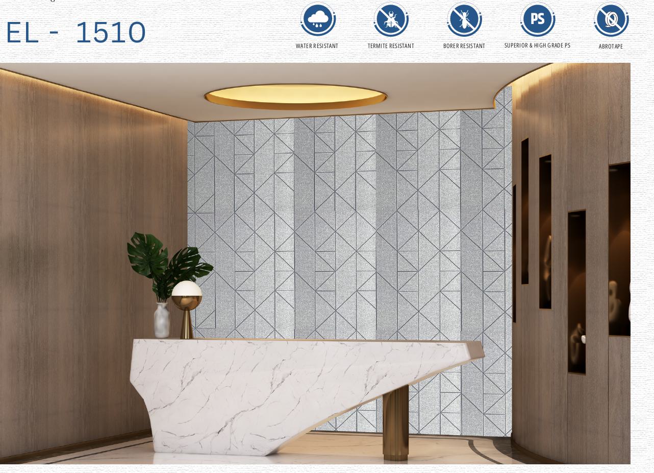 Designer Wall Panel - EL-1510 | 8X2 feet