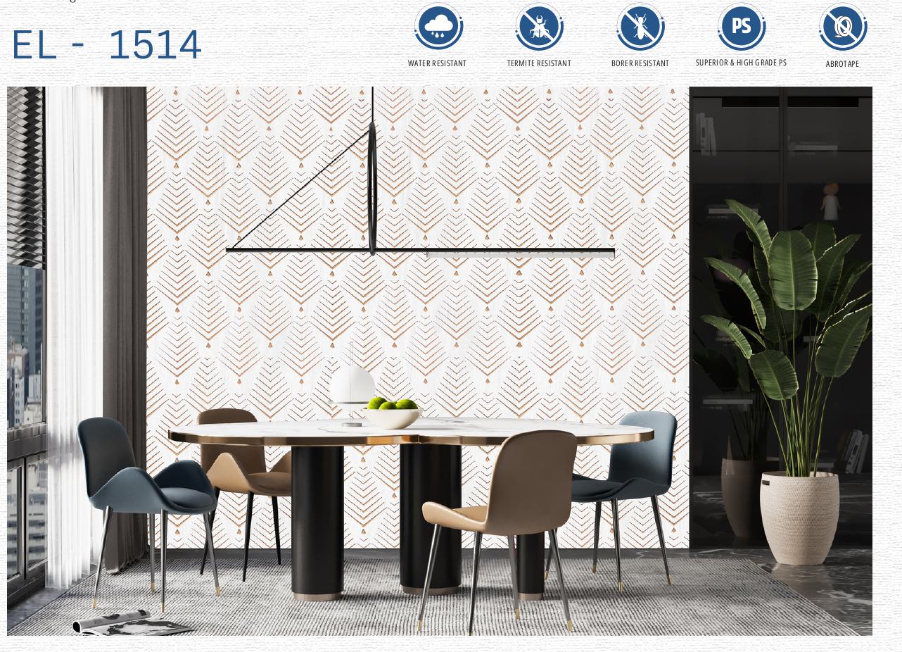 Designer Wall Panel - EL-1514 | 8X2 feet