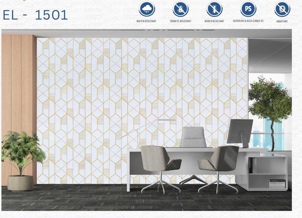 Designer Wall Panel - EL-1501 | 8X2 feet
