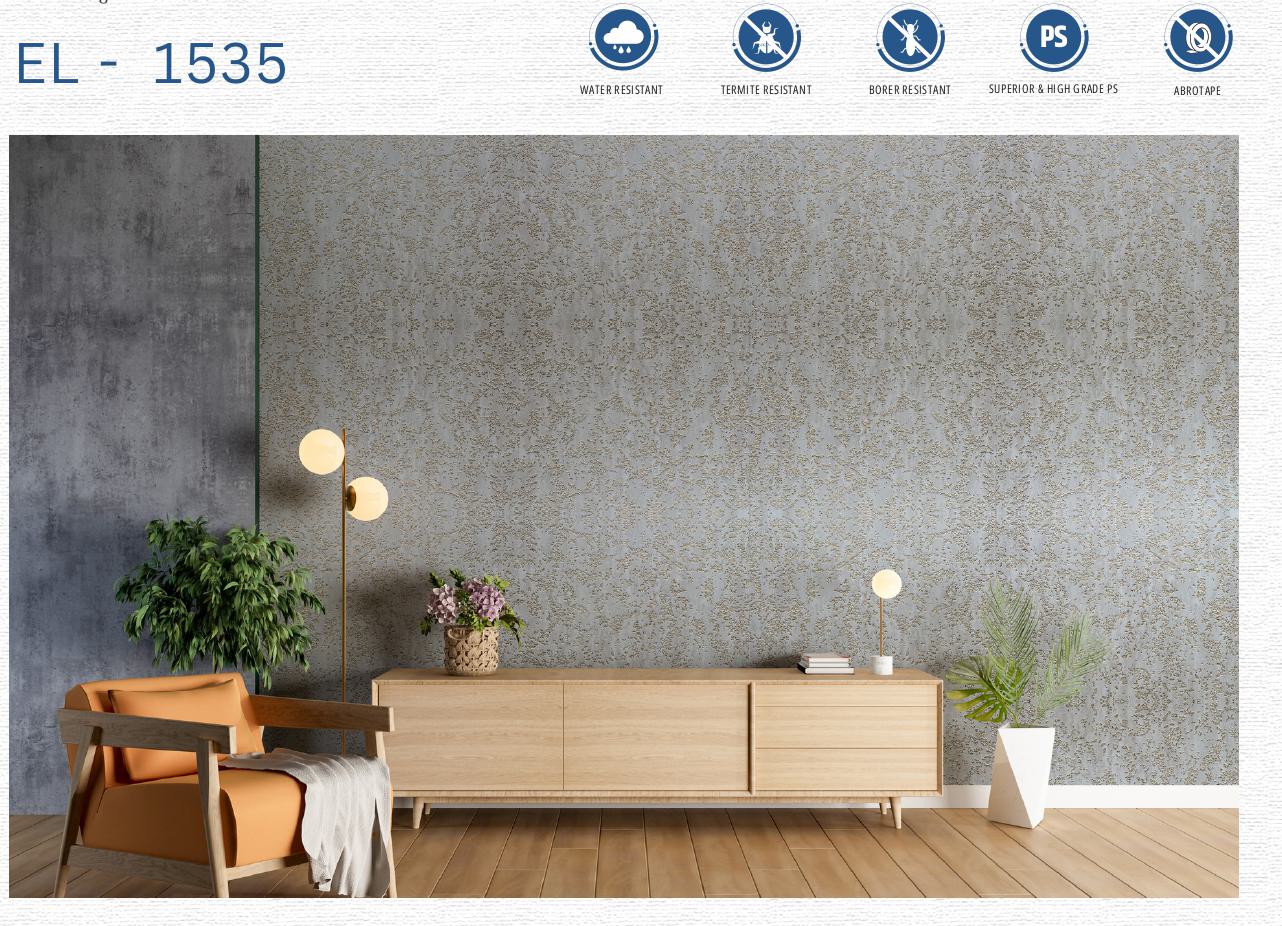 Designer Wall Panel - EL-1535 | 8X2 feet
